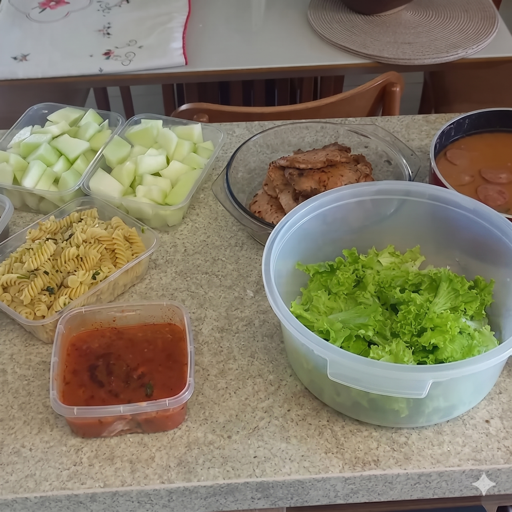 Prato de salmão grelhado com legumes salteados, preparado pela Personal Chef Viviane Ramos em Santos