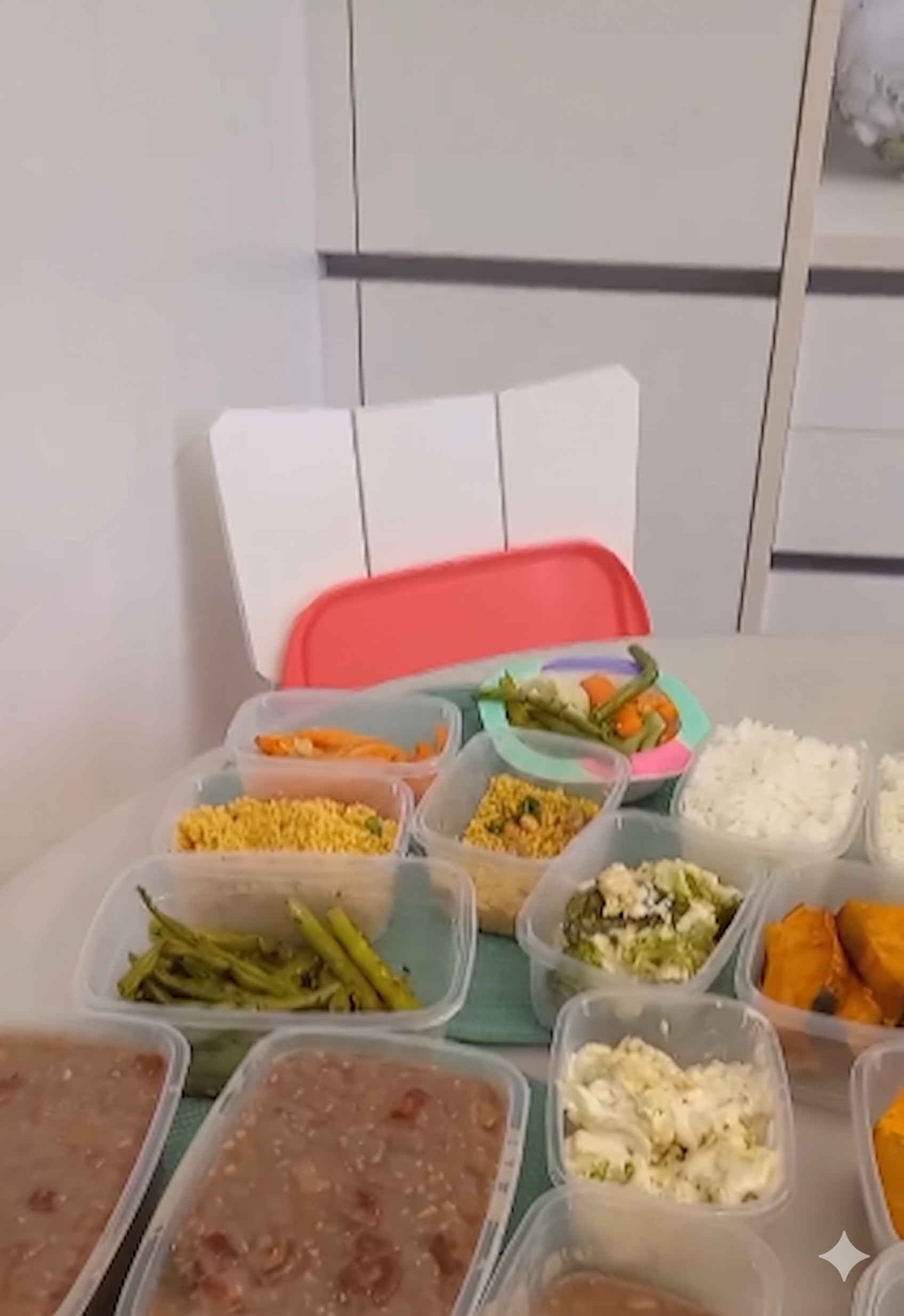 Rotina de preparo de marmitas saudáveis e congelamento pela Personal Chef Viviane Ramos